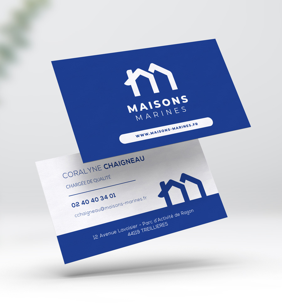 MaisonsMarines-creation-logo-cartes-de-visite Réalisation LPA — Identité visuelle
